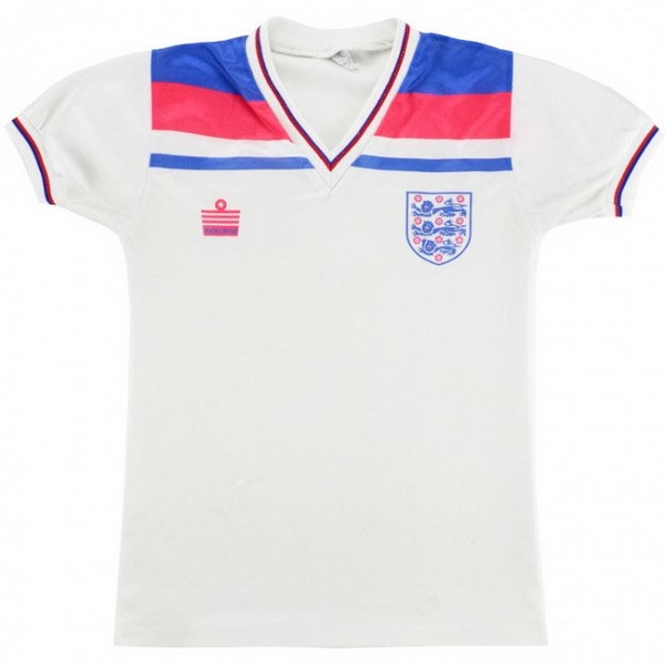 Tailandia Camiseta Inglaterra 1ª Kit Retro 1980 Blanco